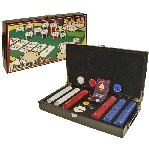 300 Composite Suited Chip Set w/ Graphic Wooden Case